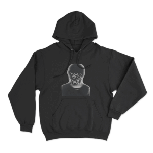 Blurred Peso Hoodie Black