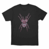 Crimson Spider T Shirt Black