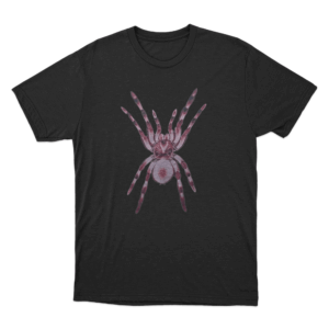 Crimson Spider T Shirt Black