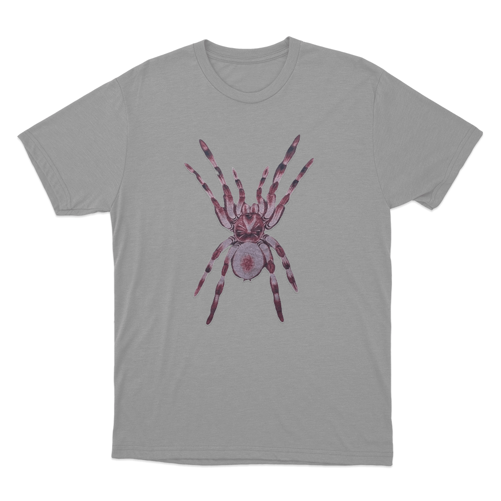 Crimson Spider T Shirt Grey Crimson Spider T Shirt Grey