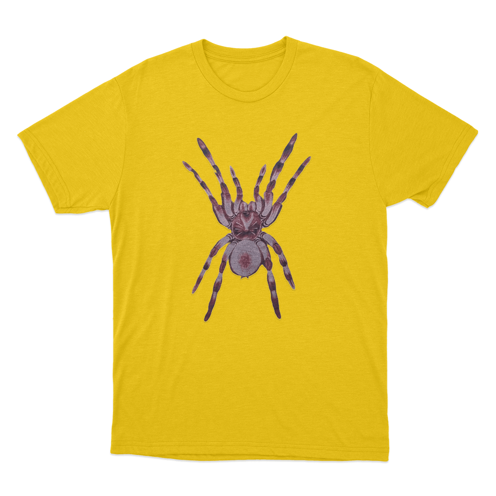 Crimson Spider T Shirt Yellow Crimson Spider T Shirt Yellow