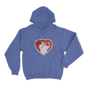 Heart Peso Hoodie Blue