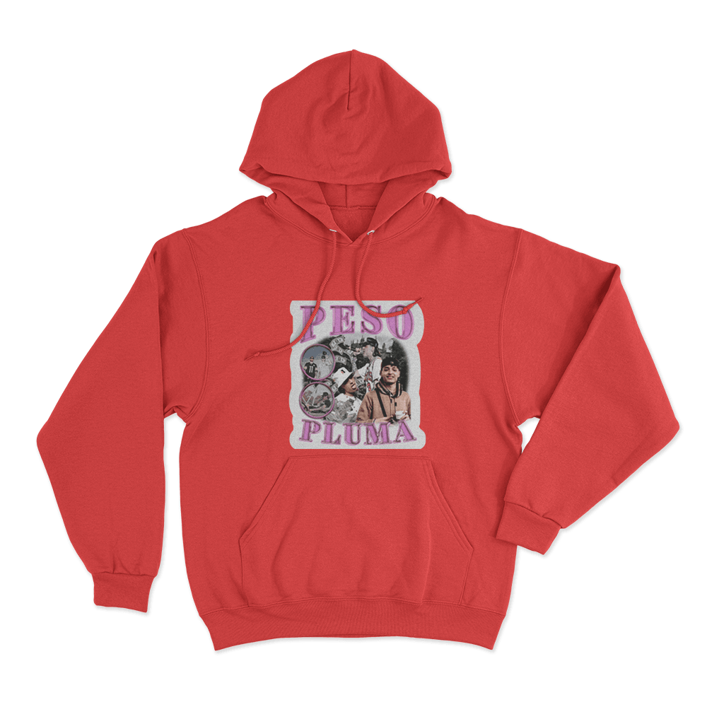 Peso Collage Hoodie Red Peso Collage Hoodie Red