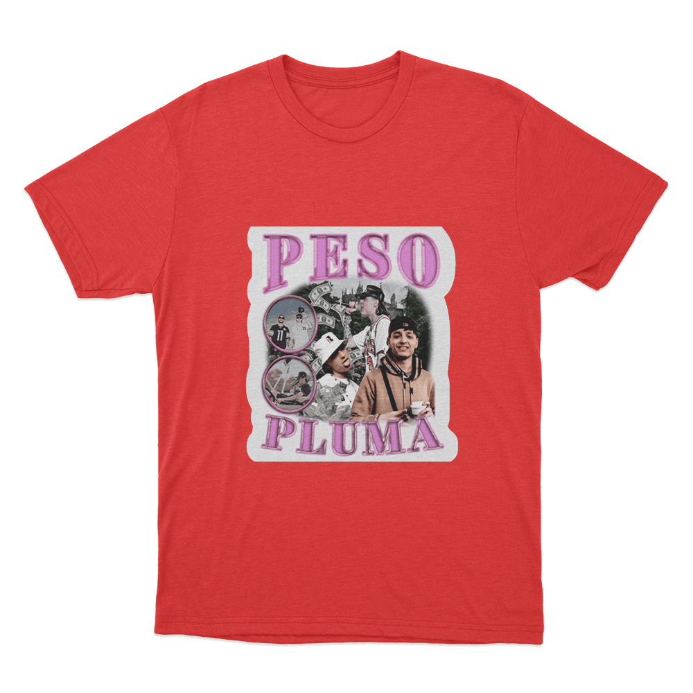 Peso Collage T Shirt Red Peso Collage T Shirt Red