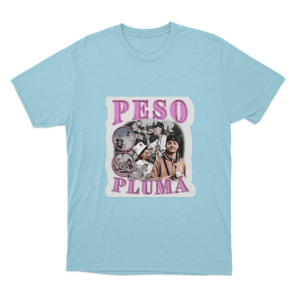 Peso Collage T Shirt Sky Blue Peso Collage T Shirt Sky Blue