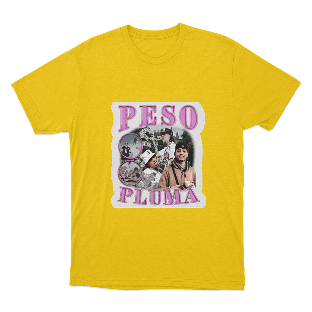 Peso Collage T Shirt Yellow Peso Collage T Shirt Yellow